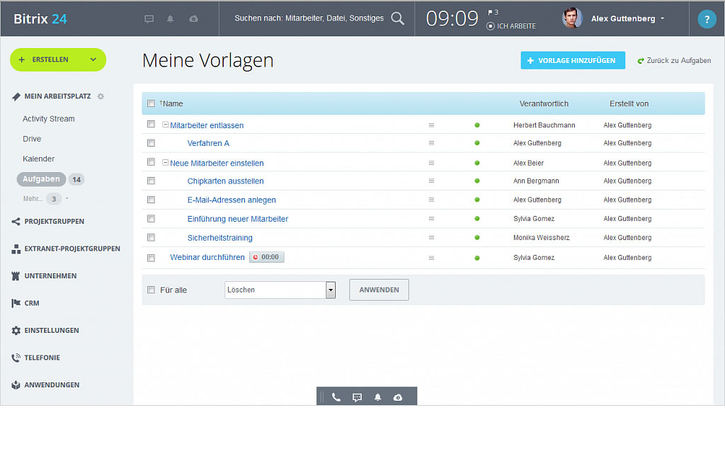 LINXYS Social Intranet Projektplanung