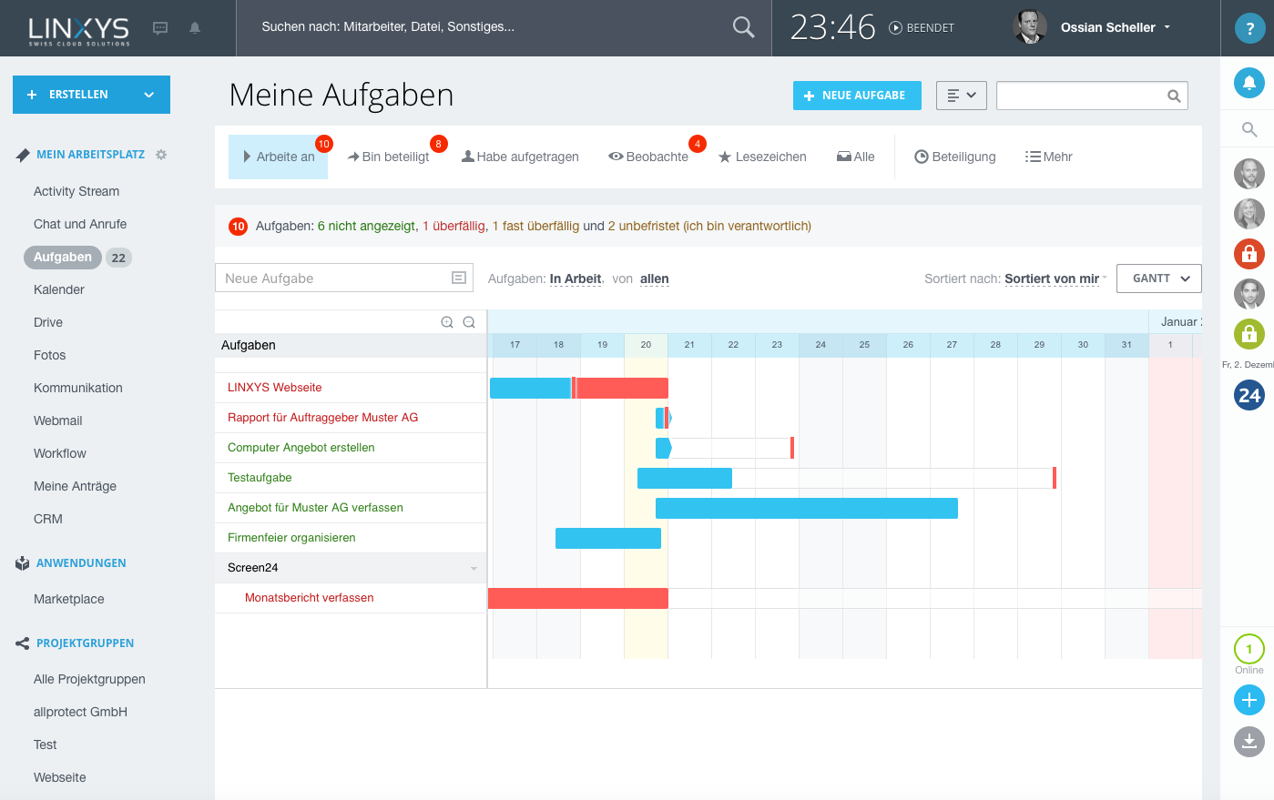 LINXYS Social Intranet To Dos