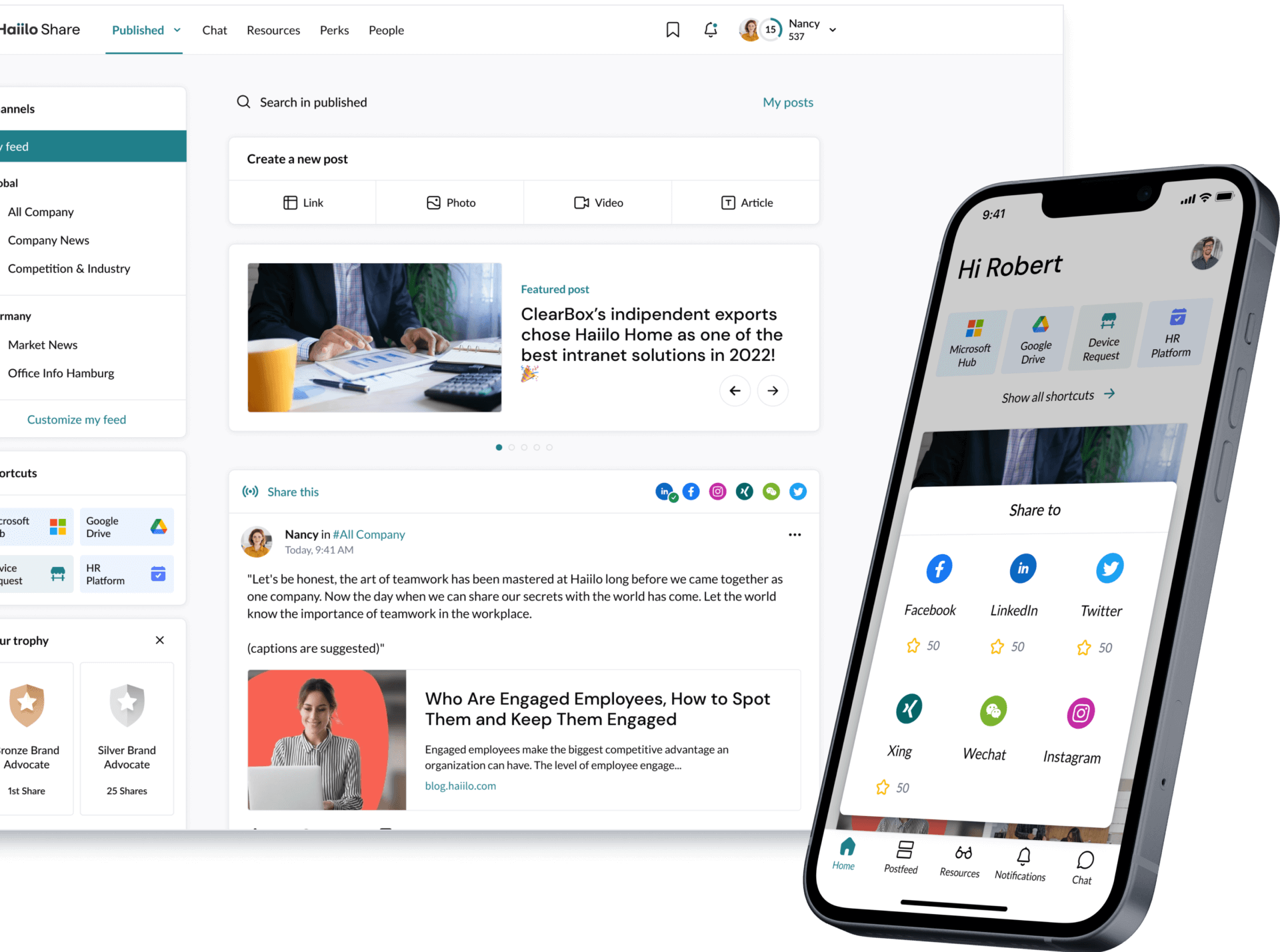 Haiilo-Share-LINXYS Haiilo Stories