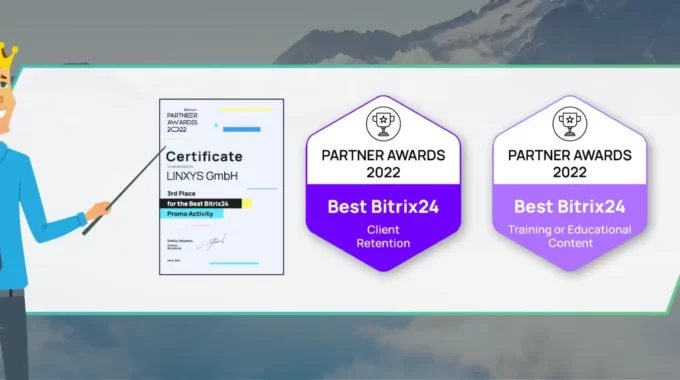 Bitrix24 Partner Awards Winner LINXYS