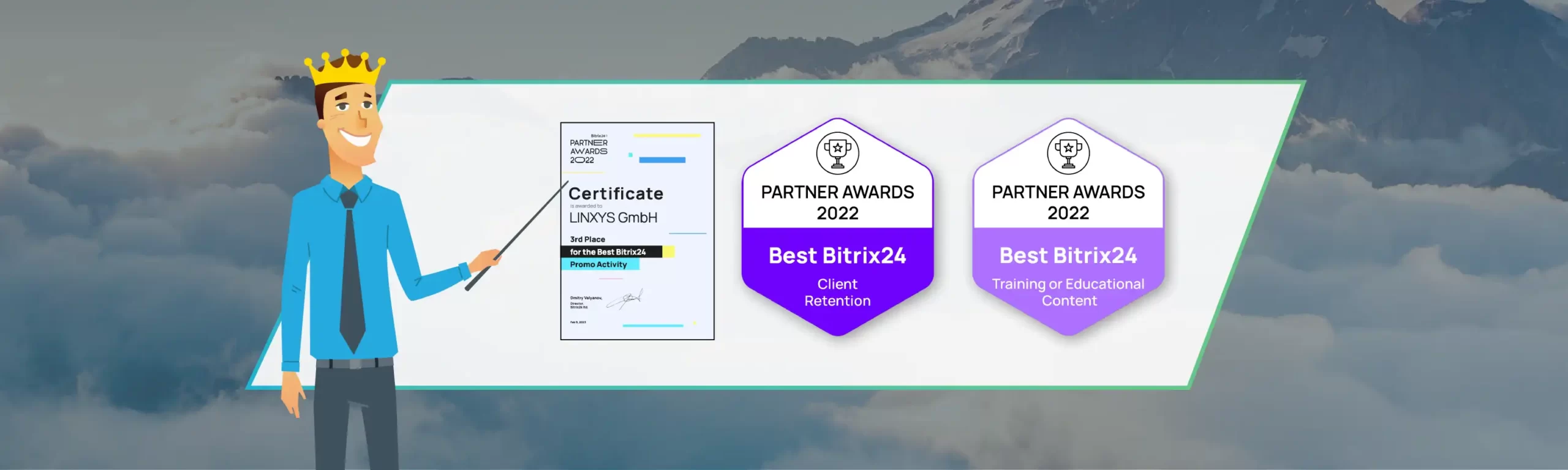 Bitrix24 Partner Awards Winner LINXYS
